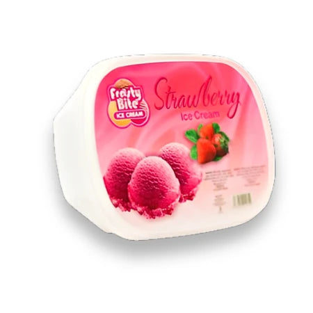 Frosty Bite Ice Cream Strawberry Tub 1800ml