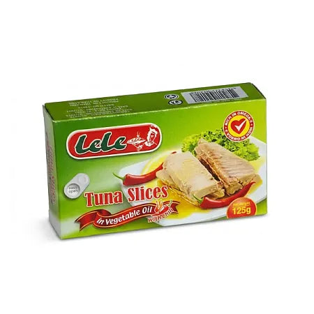 Lele Tuna Slices In Veg Oil With Chili 125g