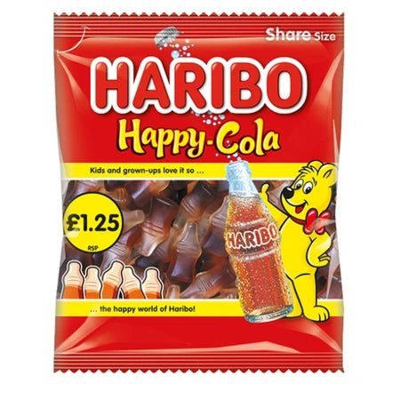 Haribo Happy Cola Bottles 140g