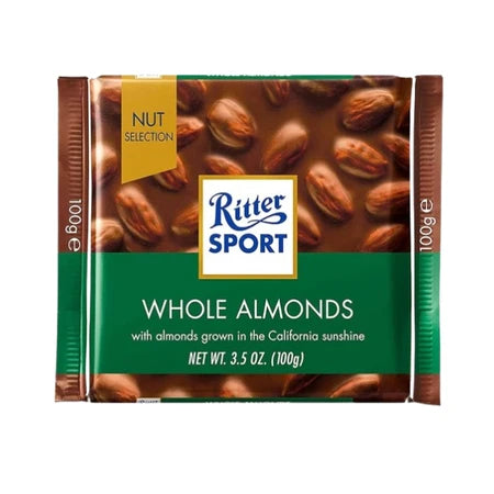 Ritter Sport Whole Almond Chocolate 100g