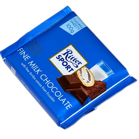 Ritter World Extra Fine Milk Chocolate 100g