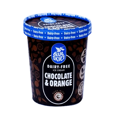 Blue Skies Chocolate & Orange Ice Cream 450ml