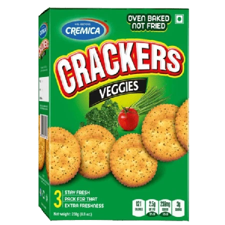 Mrs Bector's Biscuit Veggie Cracker 250g