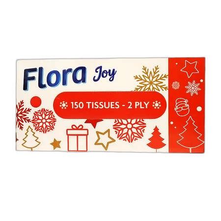 Delta Xmas Facial Tissue Assorted Colour