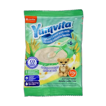 Yumvita Infant Cereal Maize & Wheat 50g