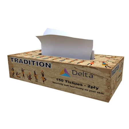 Tradition Facial Tissue 2Ply 150Tissues