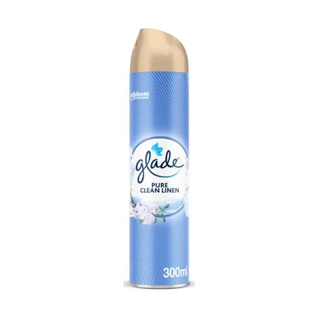 Glade Aerosol Clean Linen Airfreshner 300ml