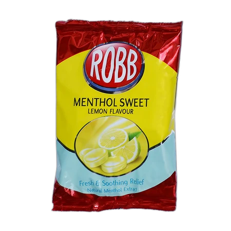 Robb Lemon Menthol Sweets 110g