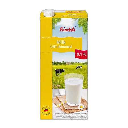 Frischli Skimmed Uht Milk 1ltr