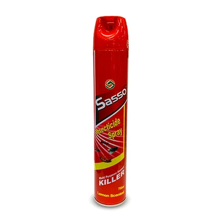 Sasso Insecticide Spray Lemon Scented 750ml