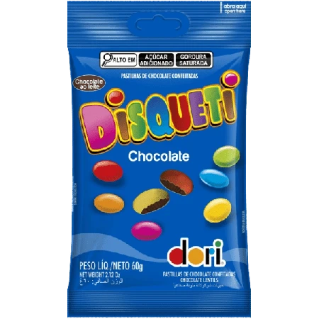 Disqueti Chocolate Lentils 60g