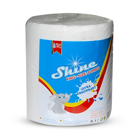 Shine King-Size Jumbo Roll Ultra Soft 2Ply