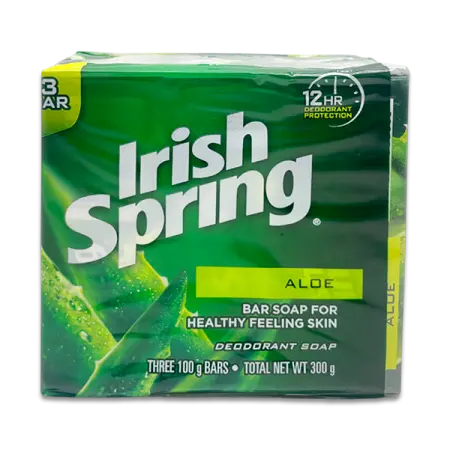 Irish Spring Aloe Soap 106.3g