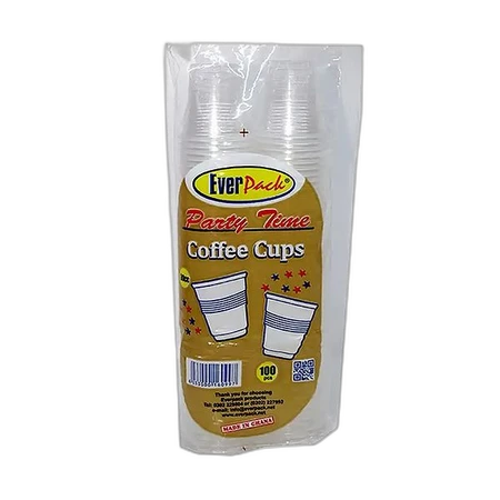 EVP Coffee Cup Clear 80cc Single Layer