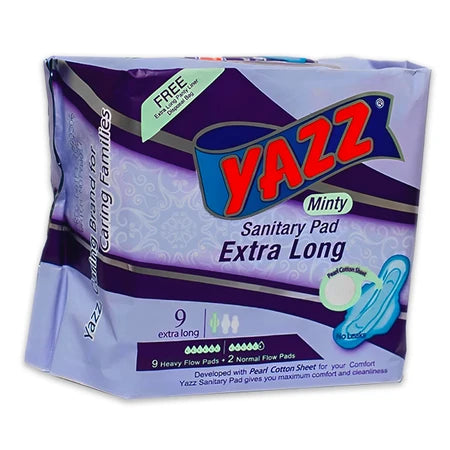 Yazz Sanitary Pad Extra Long Minty