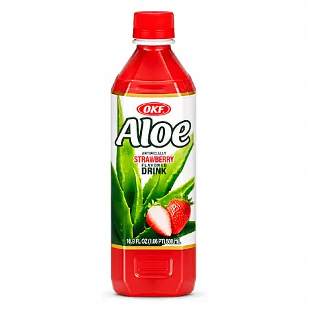 Okf Standard Aloe Strawberry Drink 500ml