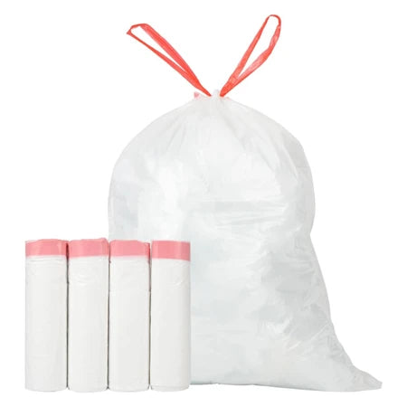 Evp Easy Tie Trash Bag White 15ltr