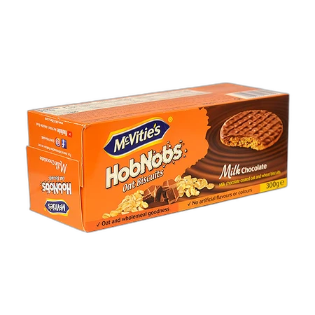 McVitie's Milk Choco Hobnobs Biscuit 300g