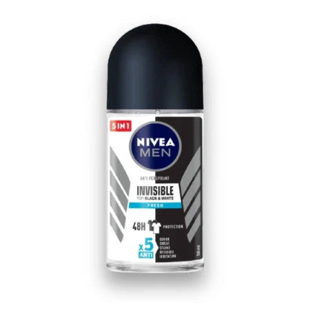 Nivea Anti-Pers. Inv. Blk & Wht Roll On 50ml