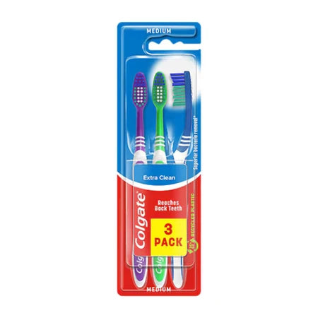 Colgate Toothbrush Extra Clean Medium 3 In 1