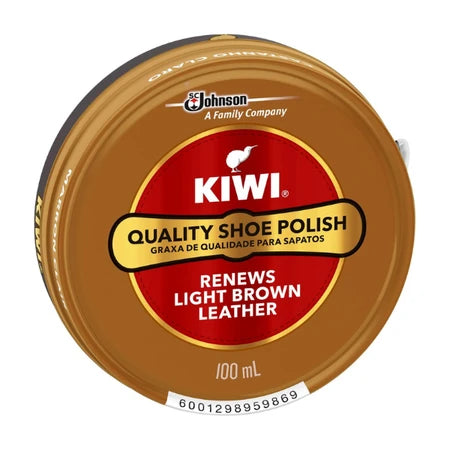 Kiwi Tin Polish Light Brown 100ml