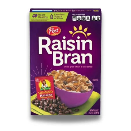Post Raisin Bran Whole Grain Wheat & Bran 453g