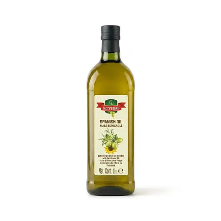 El Oliveral Sunflower Olive Oil 1ltr