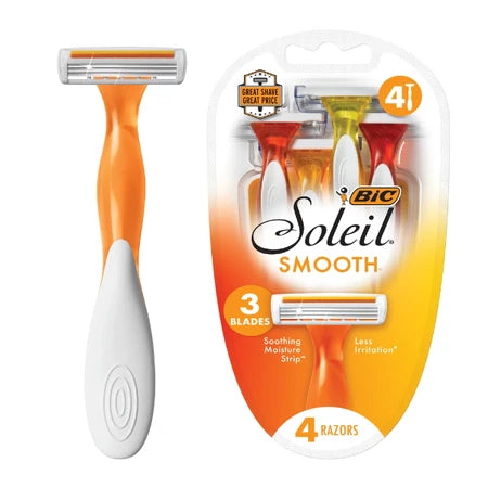 Bic Shaver Soleil Lady 3Blade 4Shavers