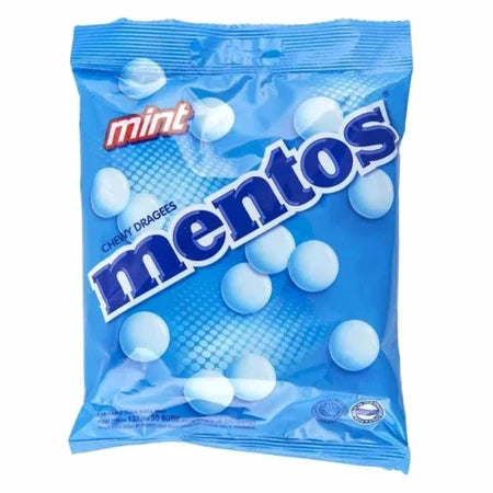 Mentos Chewy Dragees Mint Sachet 135g