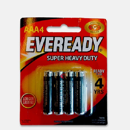 Eveready Battery Super Heavy Duty Aaa4