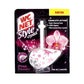 Wc Net Crystal Rim Block Pink Flowers