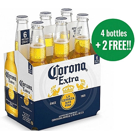 Corona Extra Beer 355ml 6 Pack