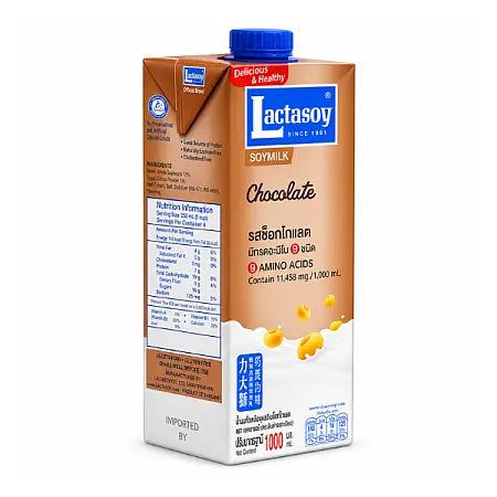 Lactasoy Soymilk Chocolate 1ltr