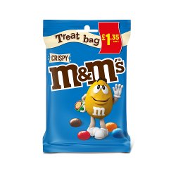 M&M's Crispy Treat Bags 77g