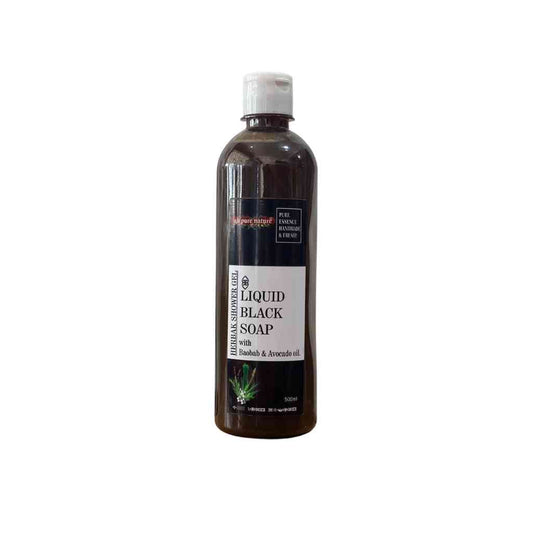 All Pure Nature Liquid Black Soap with Baobab and Avocado Oil 500ml