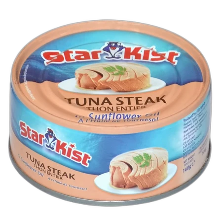 Starkist Solid Tuna Steak In Sunflower Oil 160g