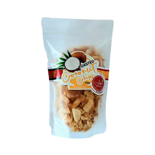 Adela Foods Toasted Coconut Chips (Ginger Spice) 100g