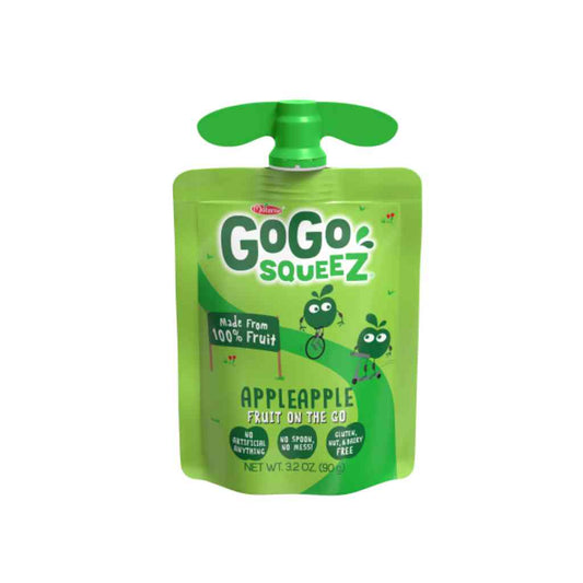 GoGo SqueeZ AppleApple Fruit Pouch 90g