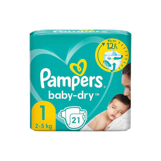 Pampers Baby Dry Size 1 (2-5kg) - 21 Count