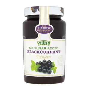 Stute No Sugar Added Blackcurrant Jam
