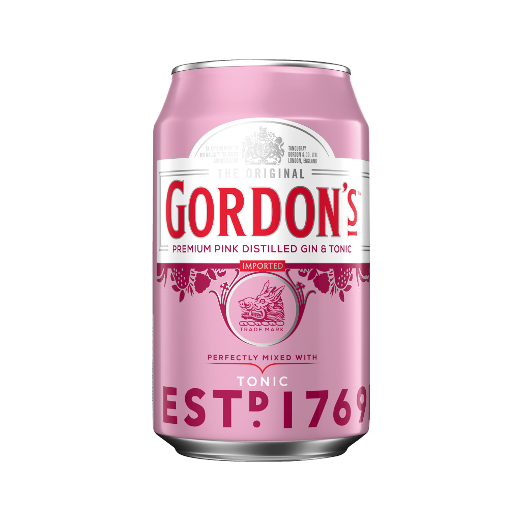 Gordon's Premium Pink Distilled Gin & Tonic 330ml