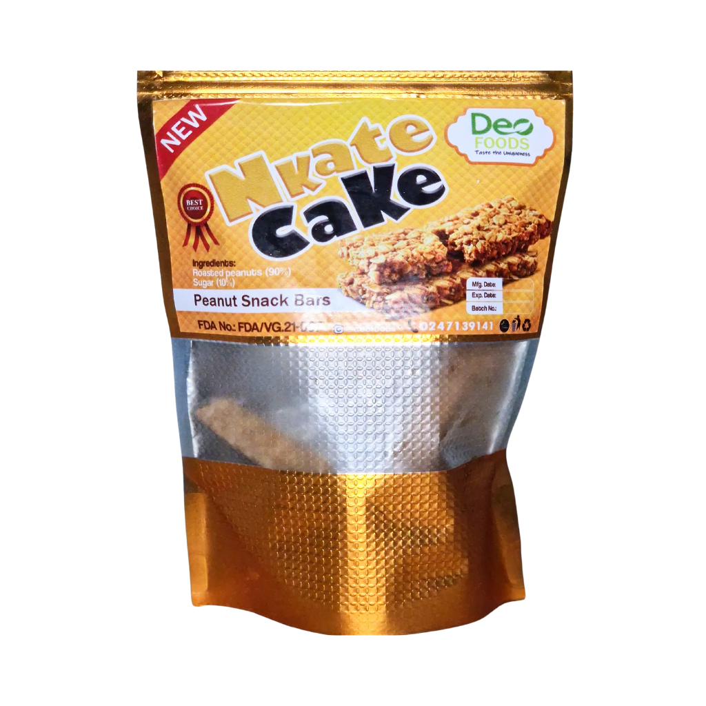 Deo Foods Nkate Cake Peanut Snack Bars