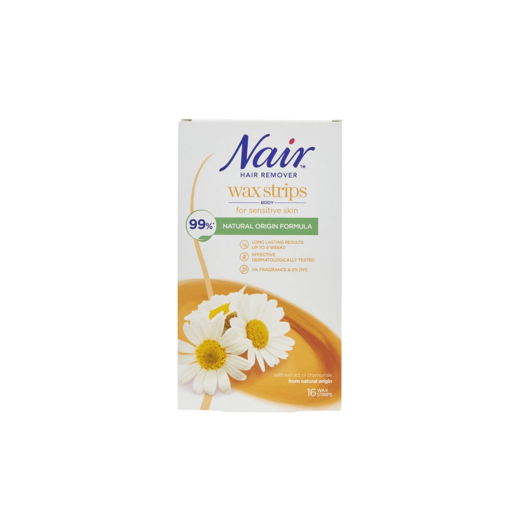 Nair Hair Remover Body Wax Strips For Sensitive Skin