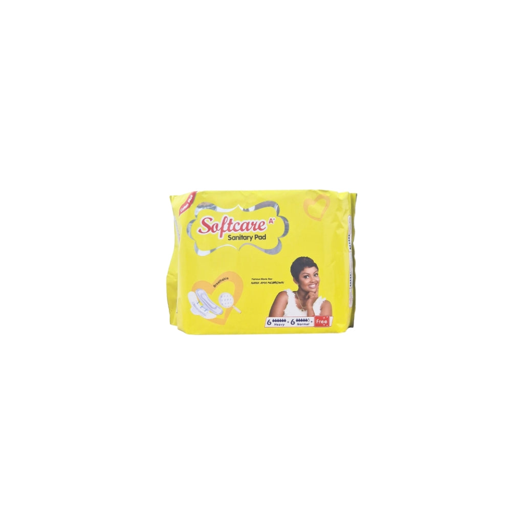 Softcare Mix 6 Normal & 6 Heavy Sanitary Pads