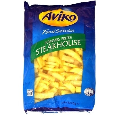 1 kilogram bag of aviko steakhouse frites