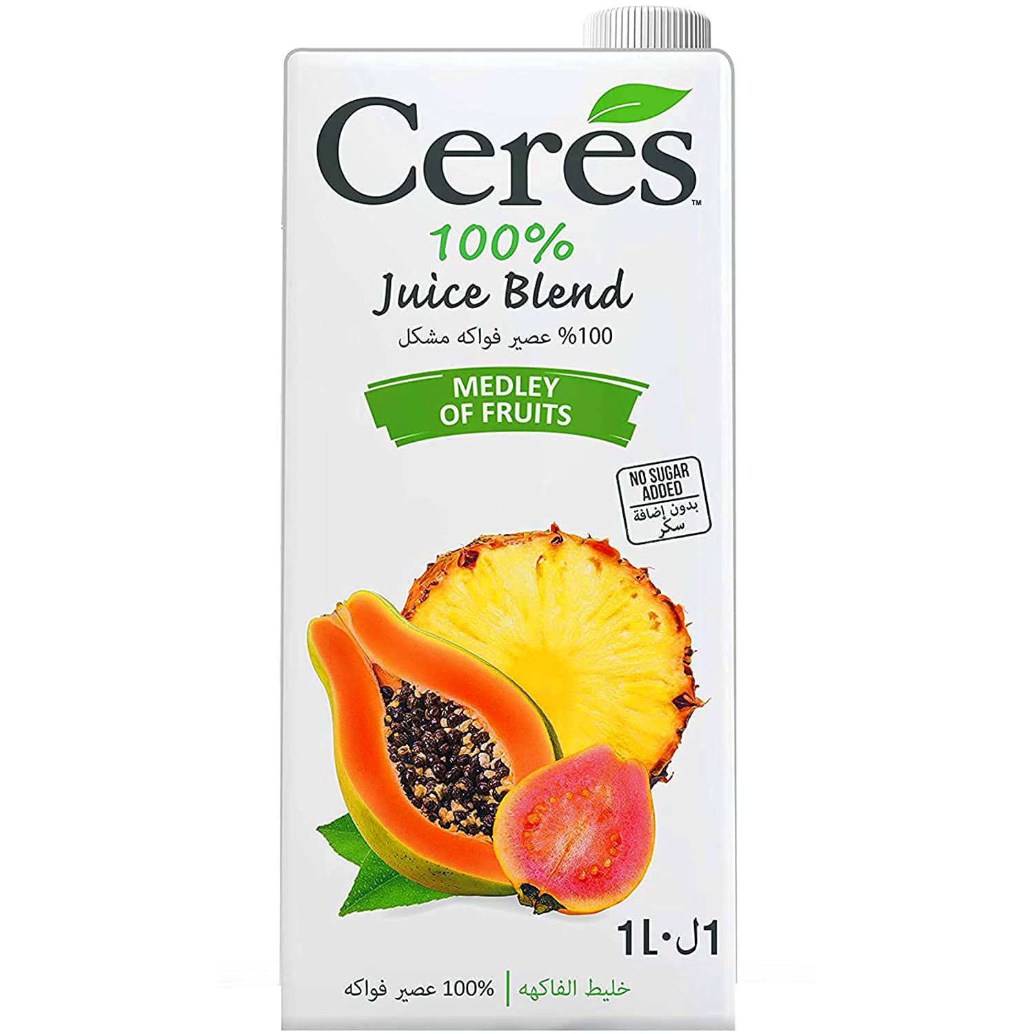 1 litre tetra pack of ceres medley of fruits