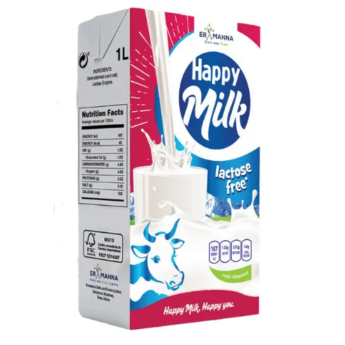 1 litre box of happy milk lactose free