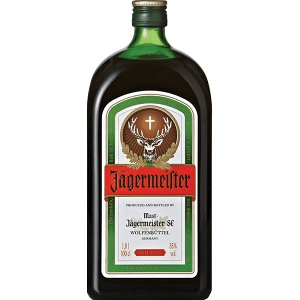 0.5 litre bottle of jagermeister