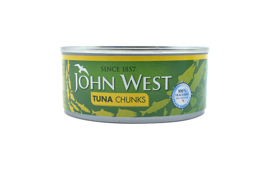 145 gram can of john west tuna chunks in sunflower oil