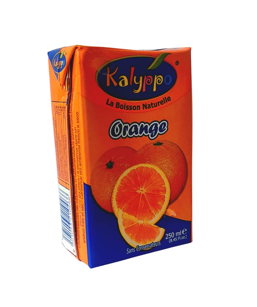 250 millilitre box of kalypo orange
